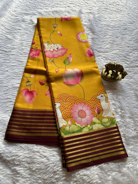 Kamala (2D) : Golden yellow-maroon