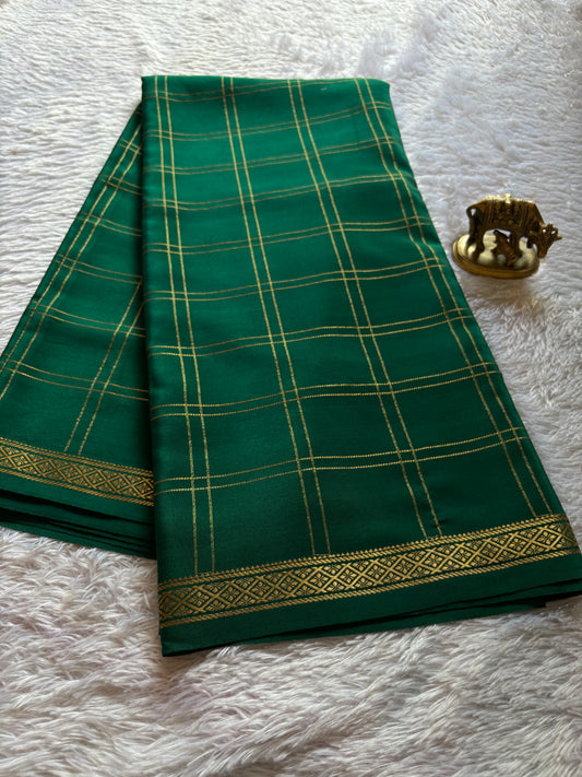 Vaibhavi : Solid Bottle green