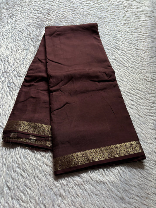SS139 : Solid Chocolate brown