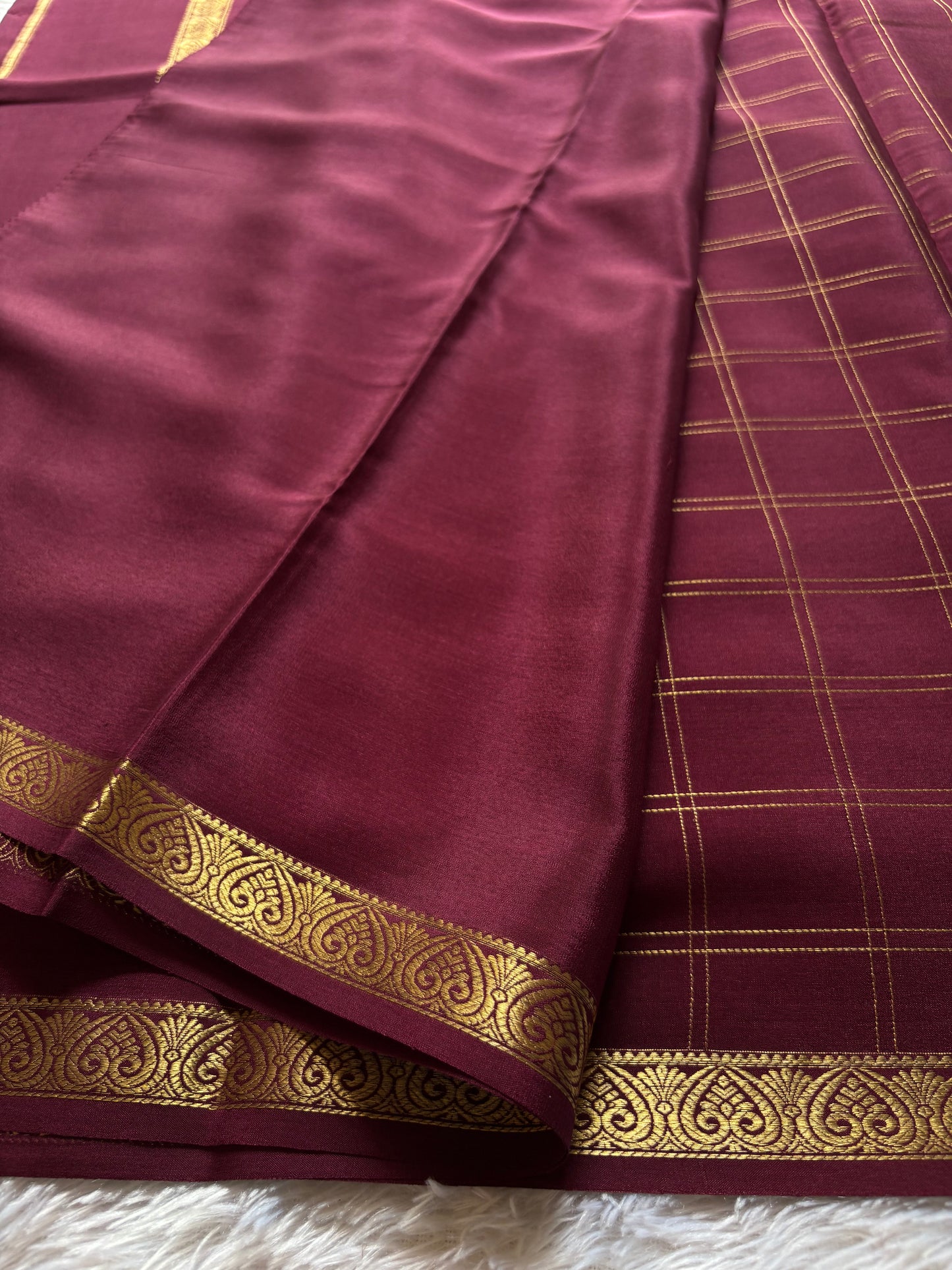 Sugandha : Solid Chocolate brown