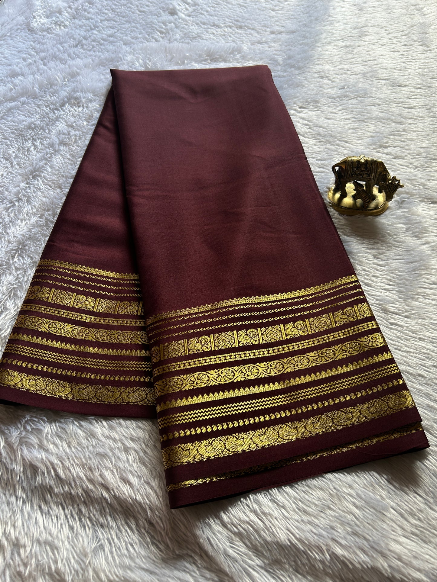 Kalpana : Solid Chocolate brown