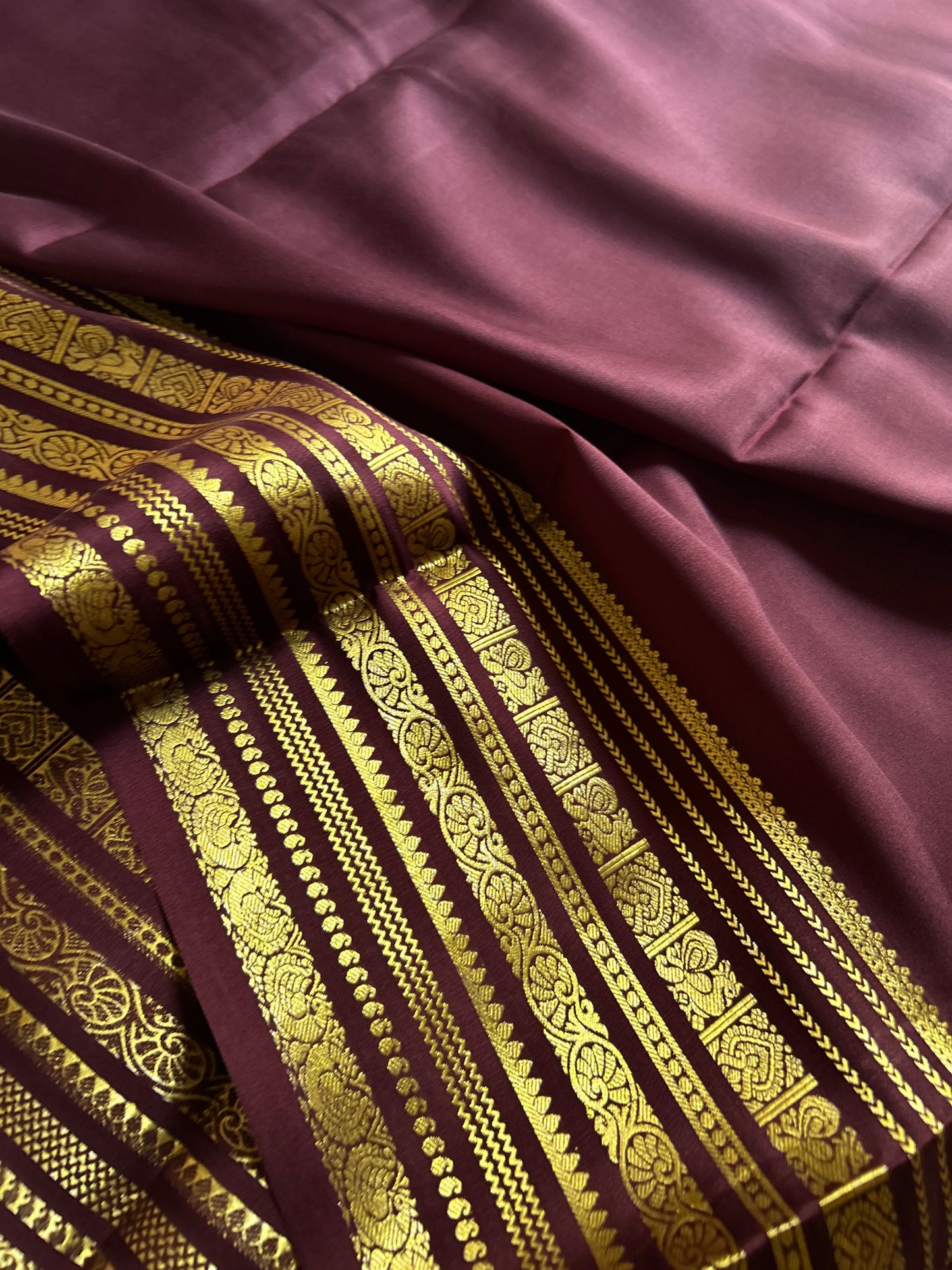 Kalpana : Solid Chocolate brown