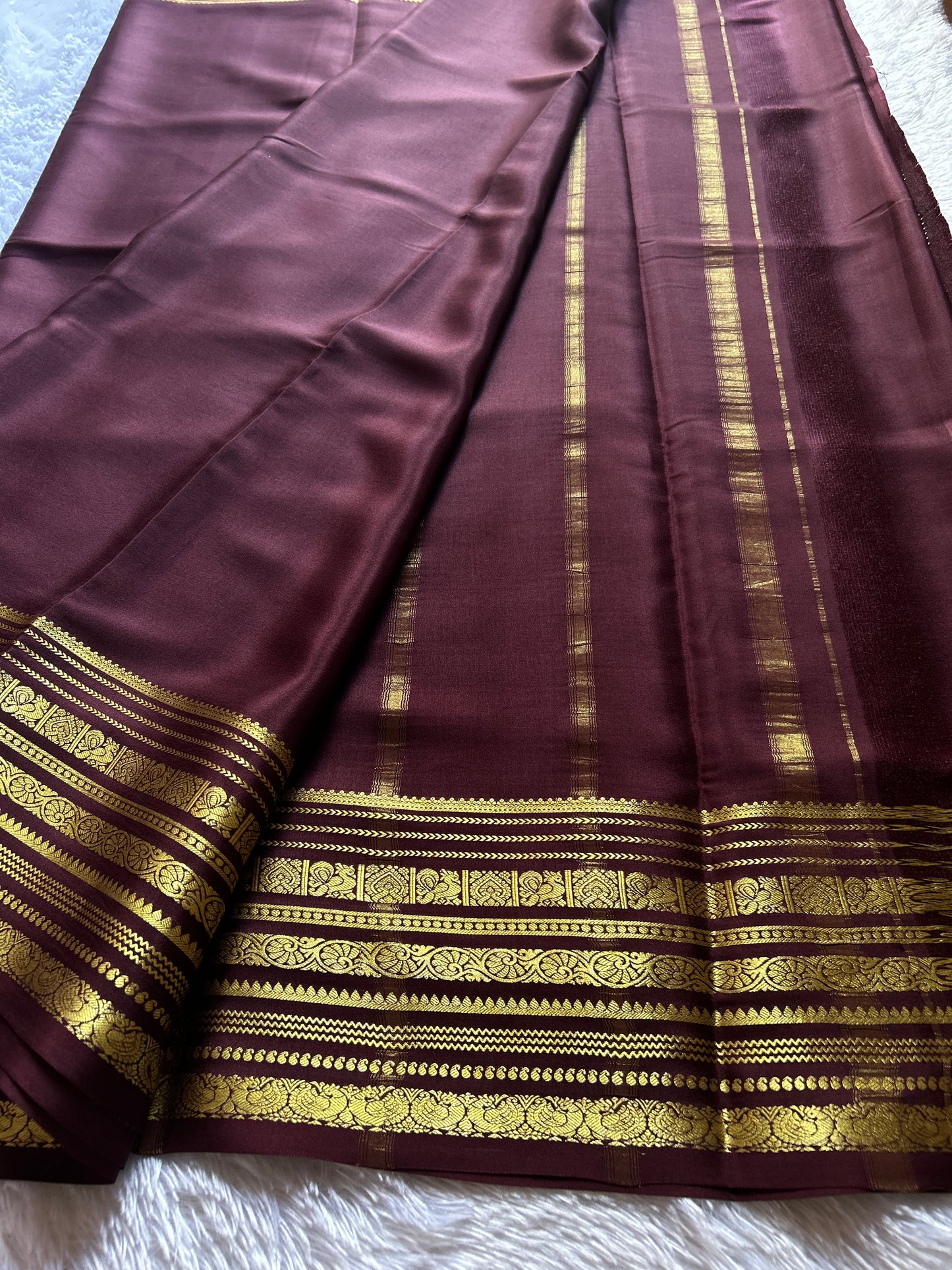 Kalpana : Solid Chocolate brown