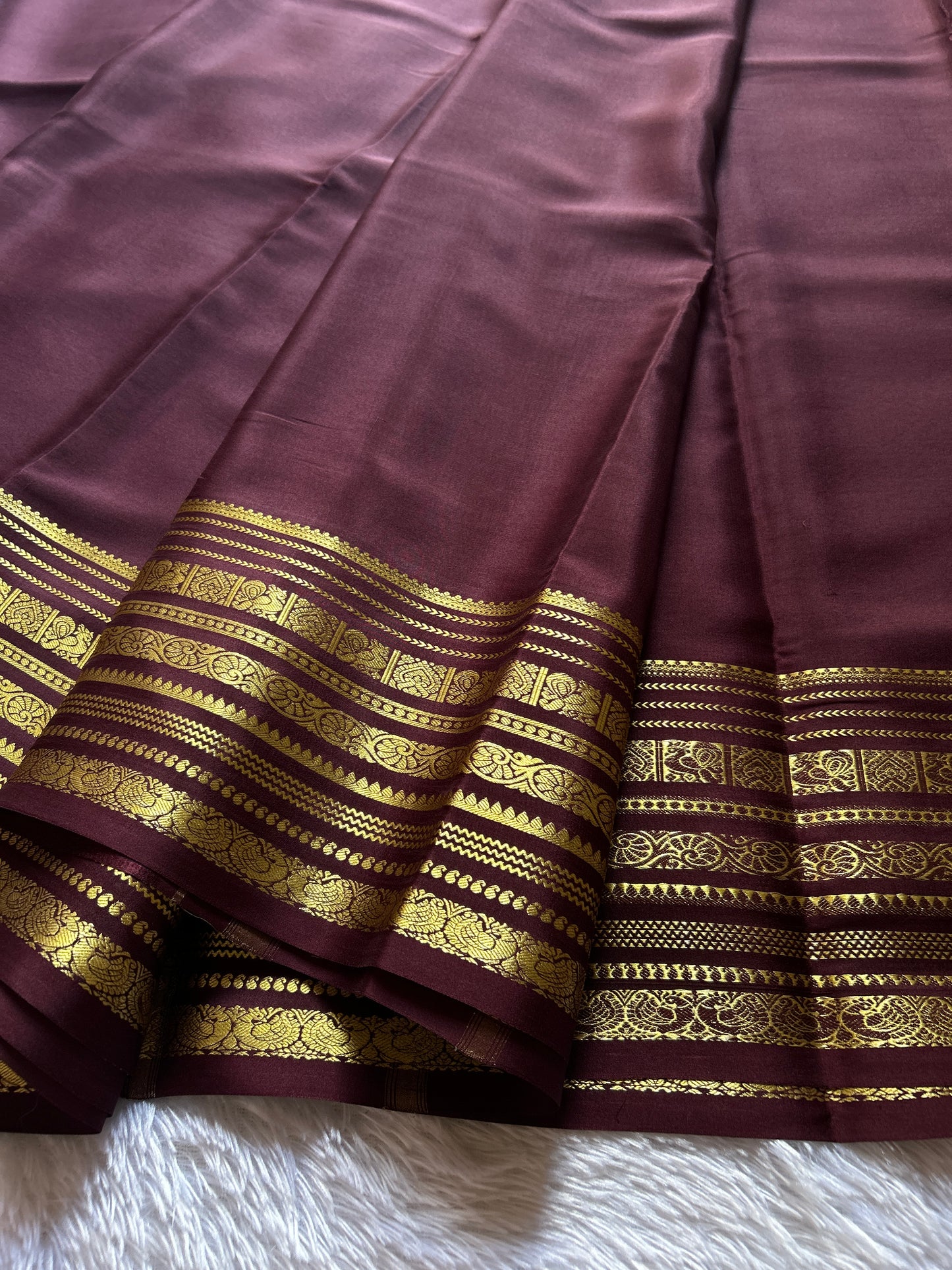 Kalpana : Solid Chocolate brown