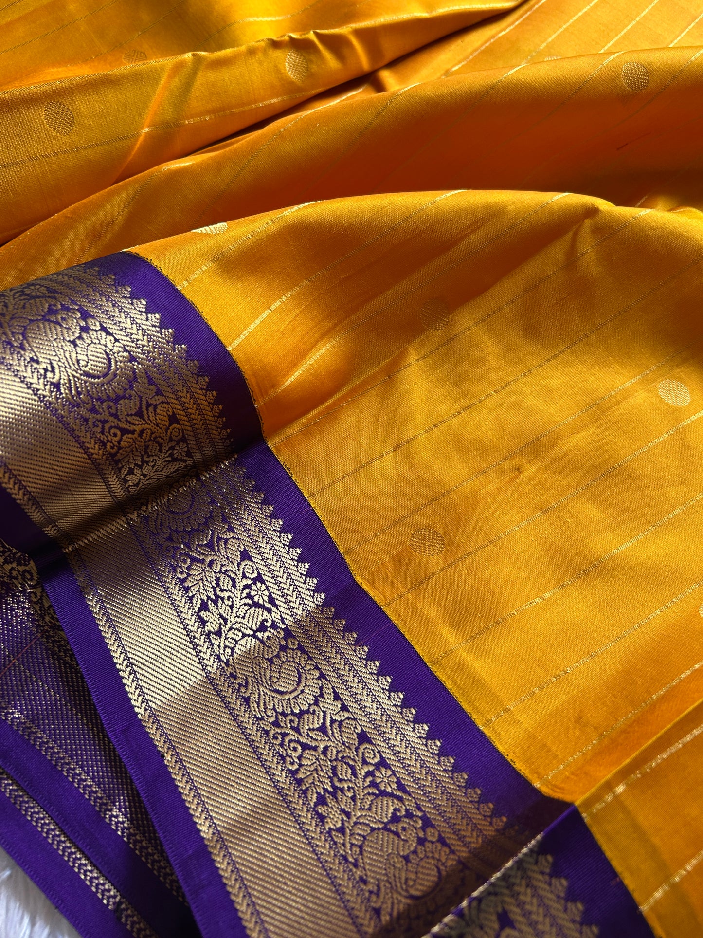 Rudra (2D) : Golden yellow-navy blue
