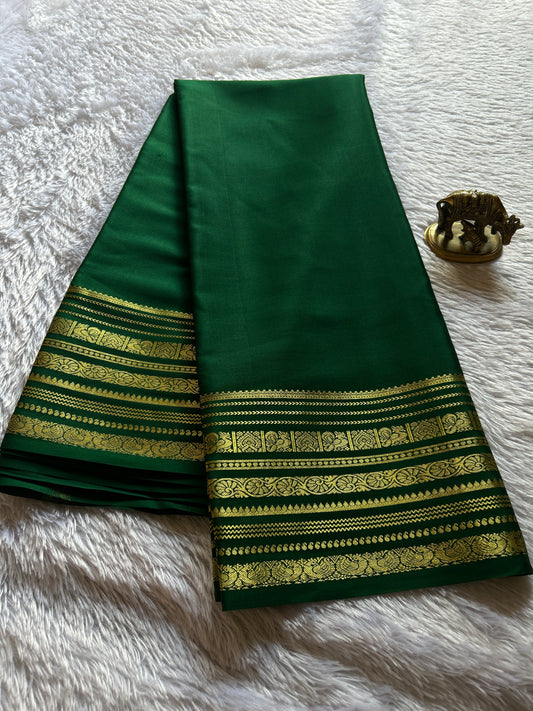Kalpana : Solid Bottle green