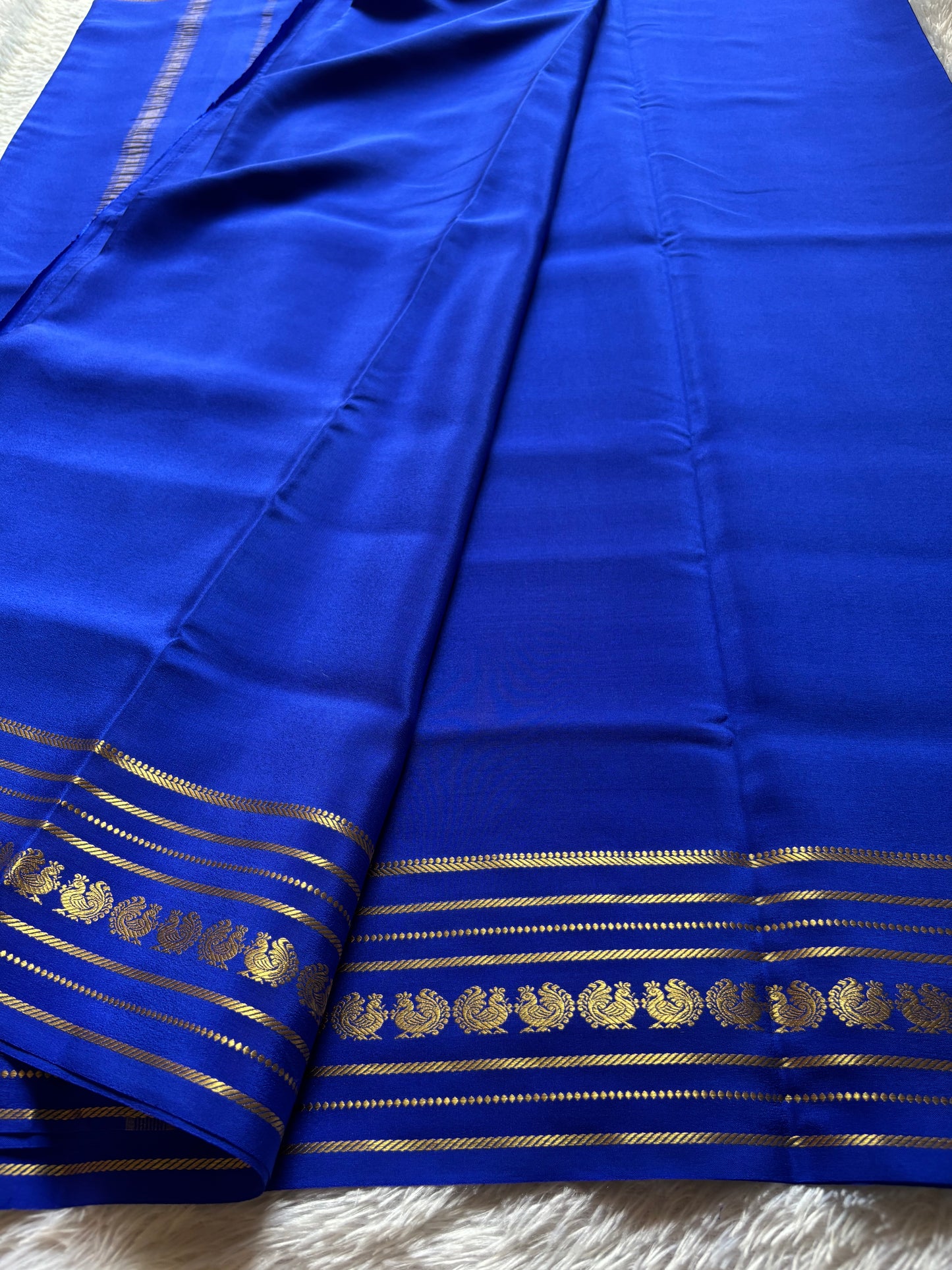 Hamsini : Solid Royal blue