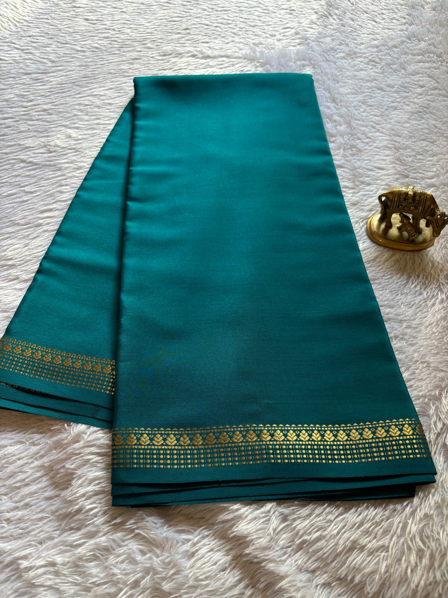 Bandhana : Solid Teal green