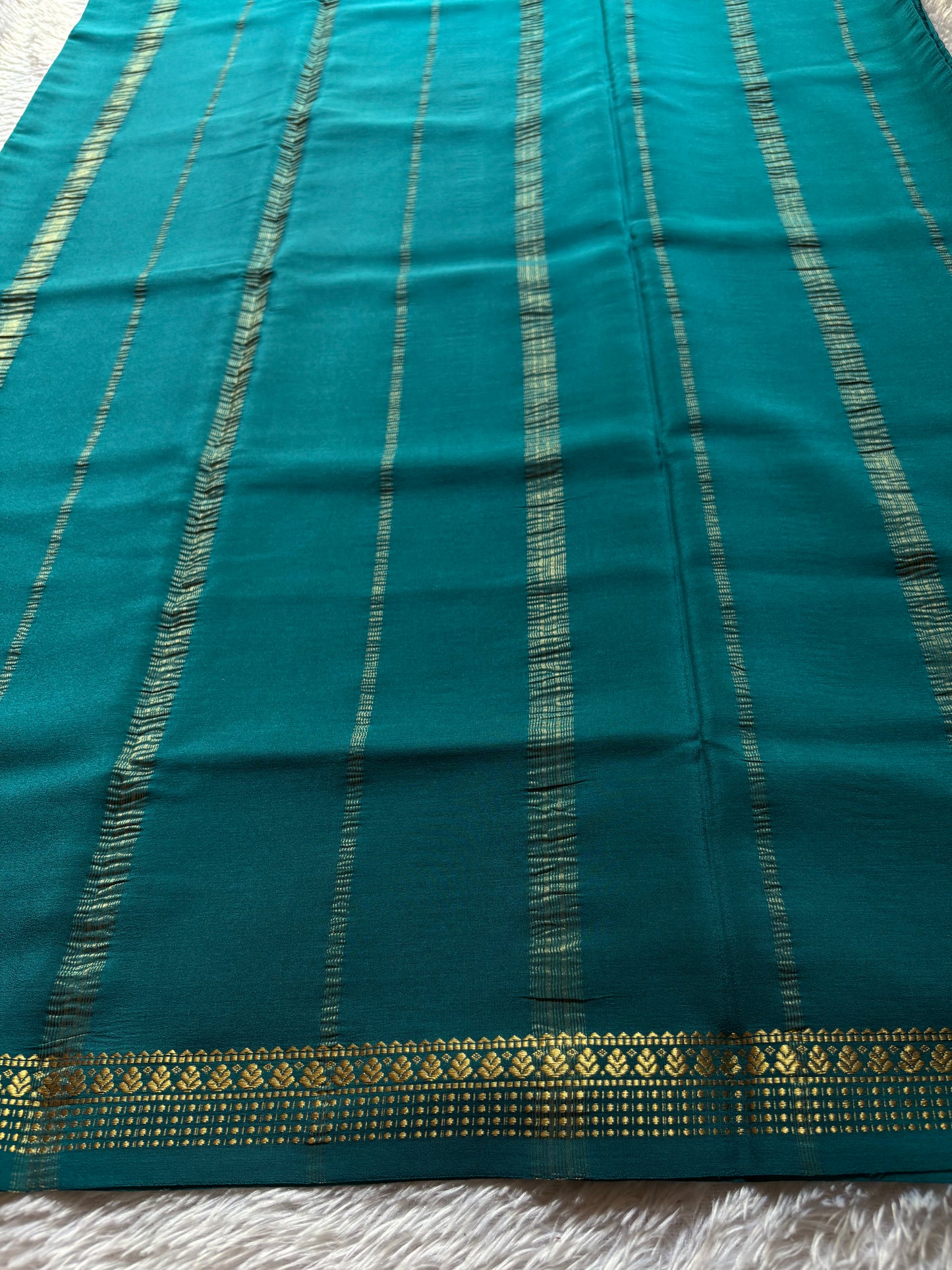 Bandhana : Solid Teal green