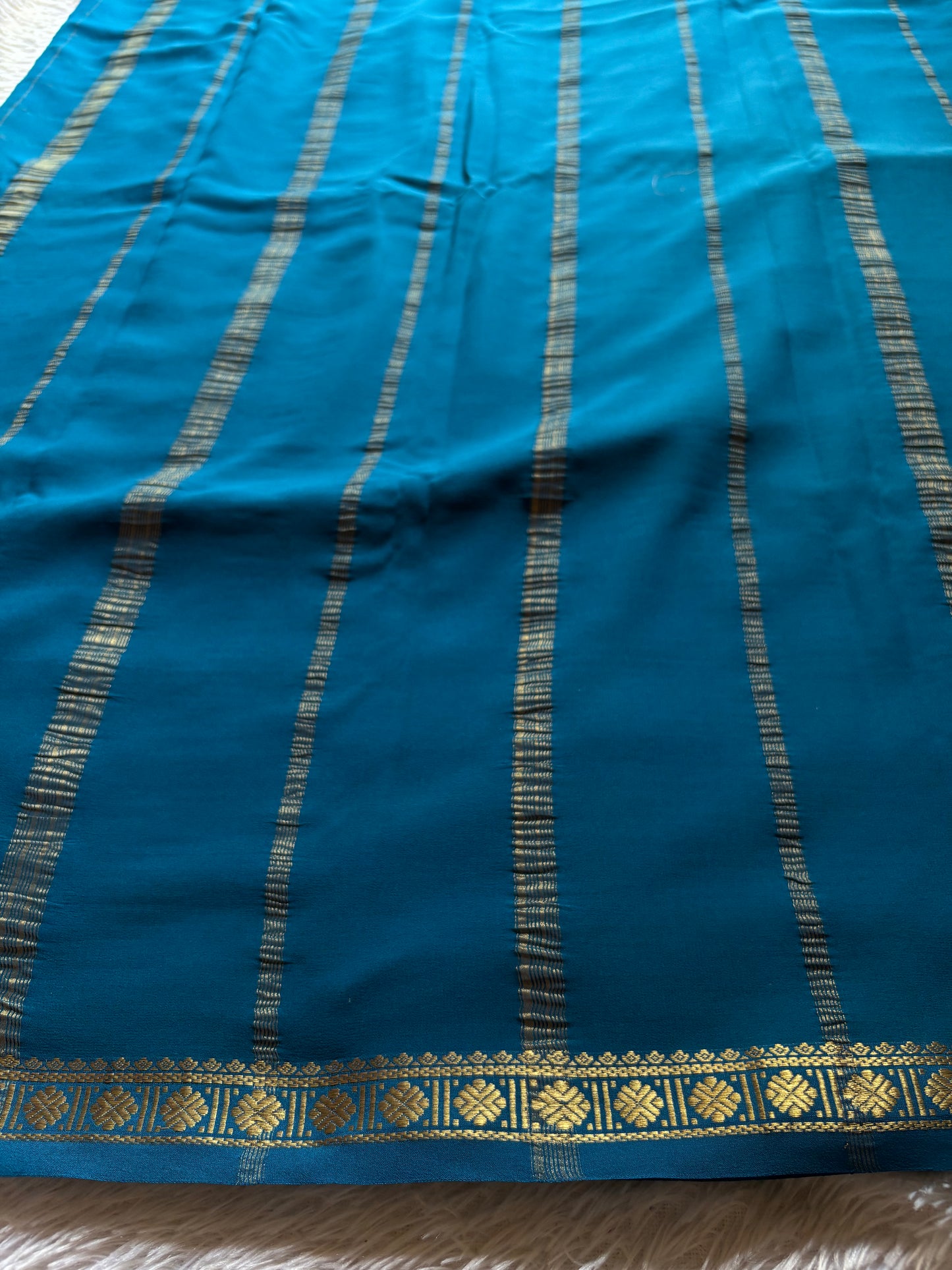 Sampada : Solid Teal blue