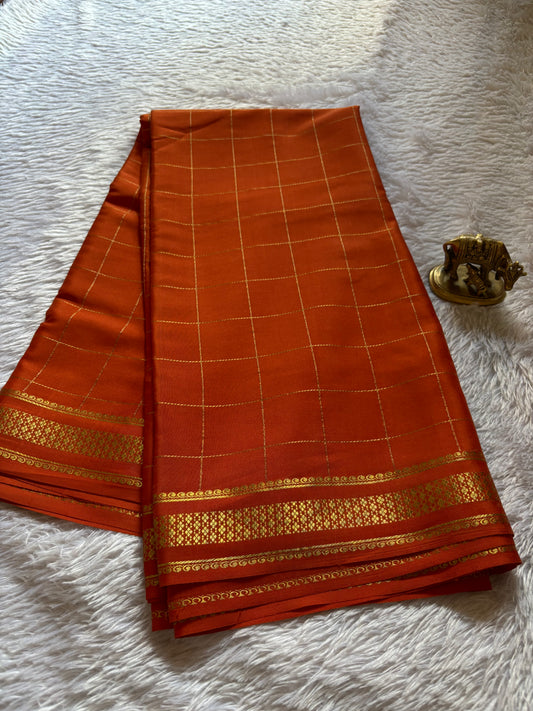 Madhavi : Solid Orange