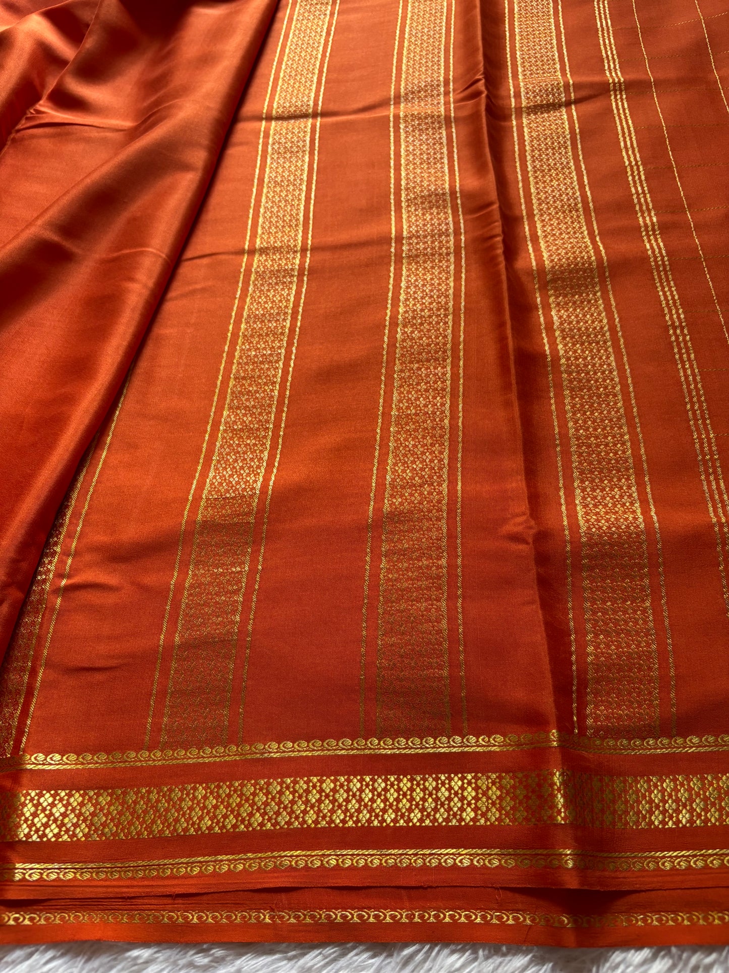 Madhavi : Solid Orange