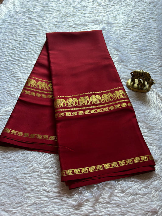 Prashanthi : Solid Maroon
