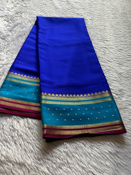 Drishti (3D) : Royal blue-ananda blue-magenta