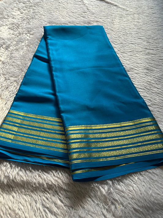Pushpa : Solid ananda blue