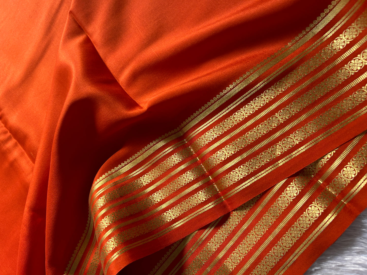 Pushpa : Solid orange
