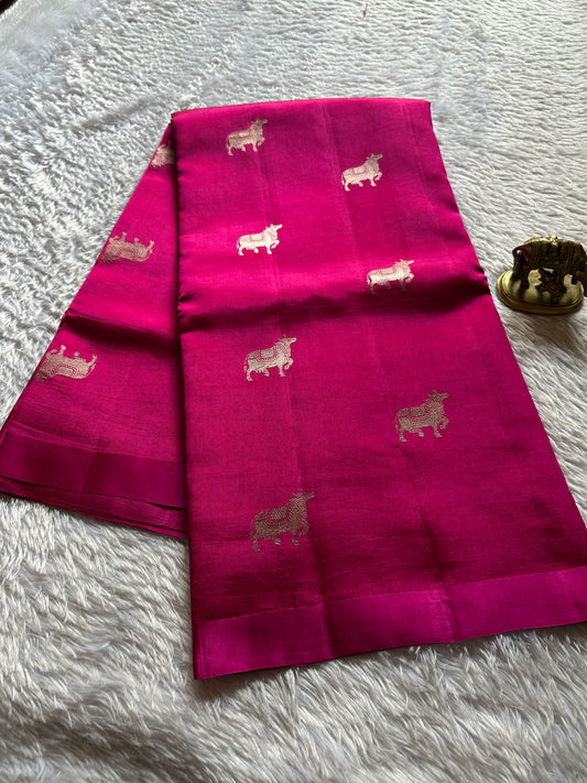 Anupama : Solid Rani pink