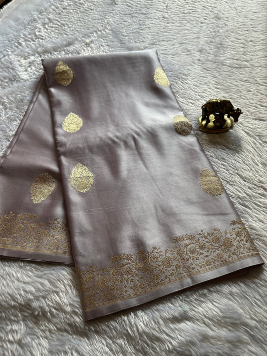 Madhubala : Solid Steel grey