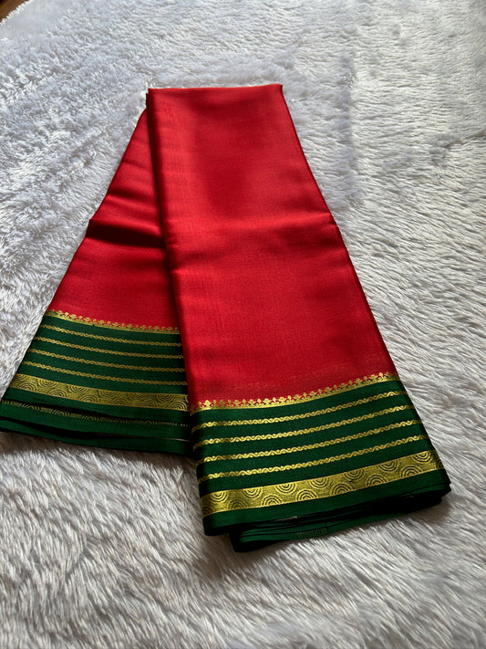 Rashmi (2D) : Red-bottle green
