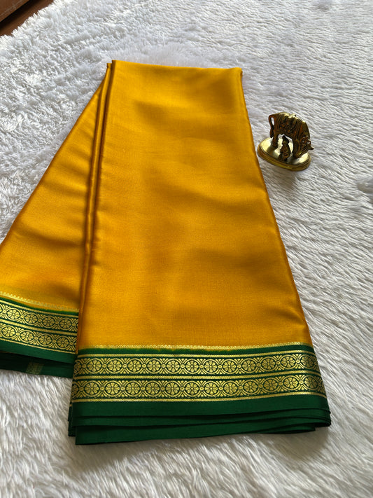 Pushpavathi (2D) : Golden yellow-bottle green