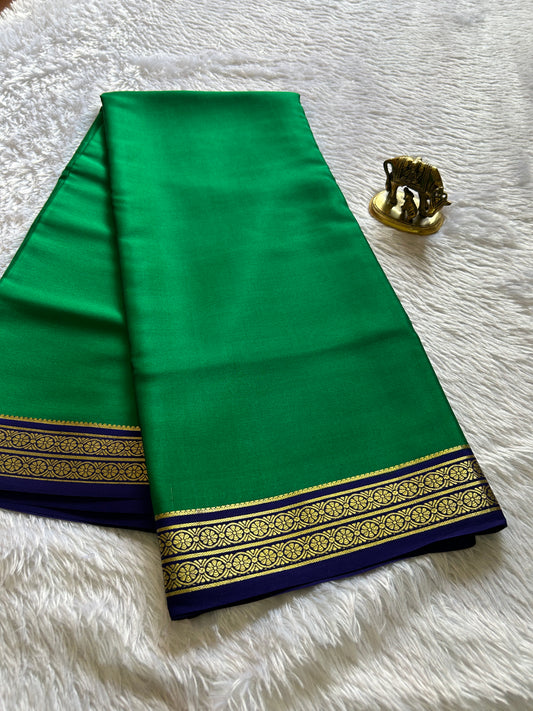 Pushpavathi (2D) : Sea green-navy blue
