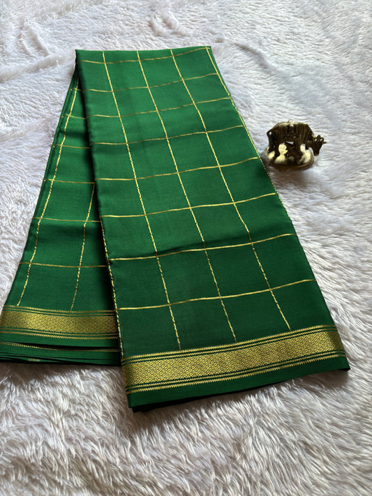 Apoorva : Solid Bottle green