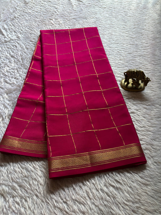Apoorva : Solid Rani pink