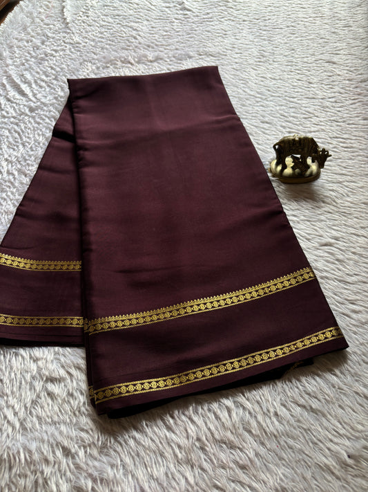 Shakthi : Solid Chocolate brown