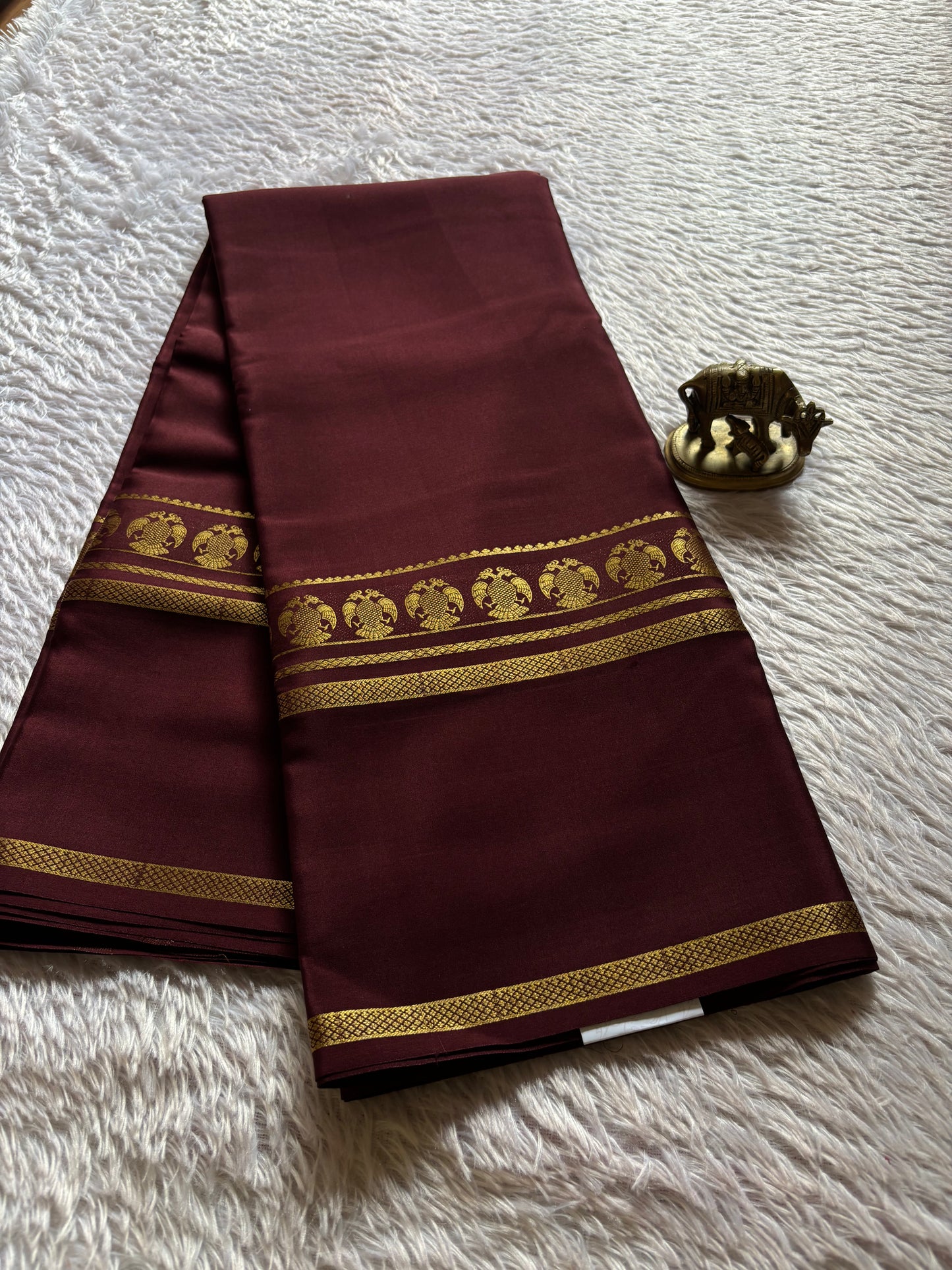 Ashwini : Solid Chocolate brown