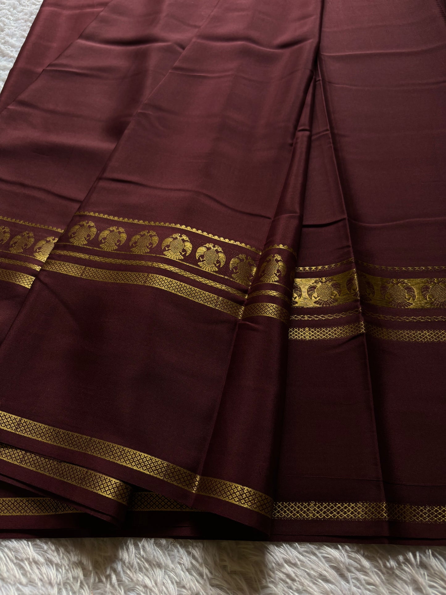 Ashwini : Solid Chocolate brown