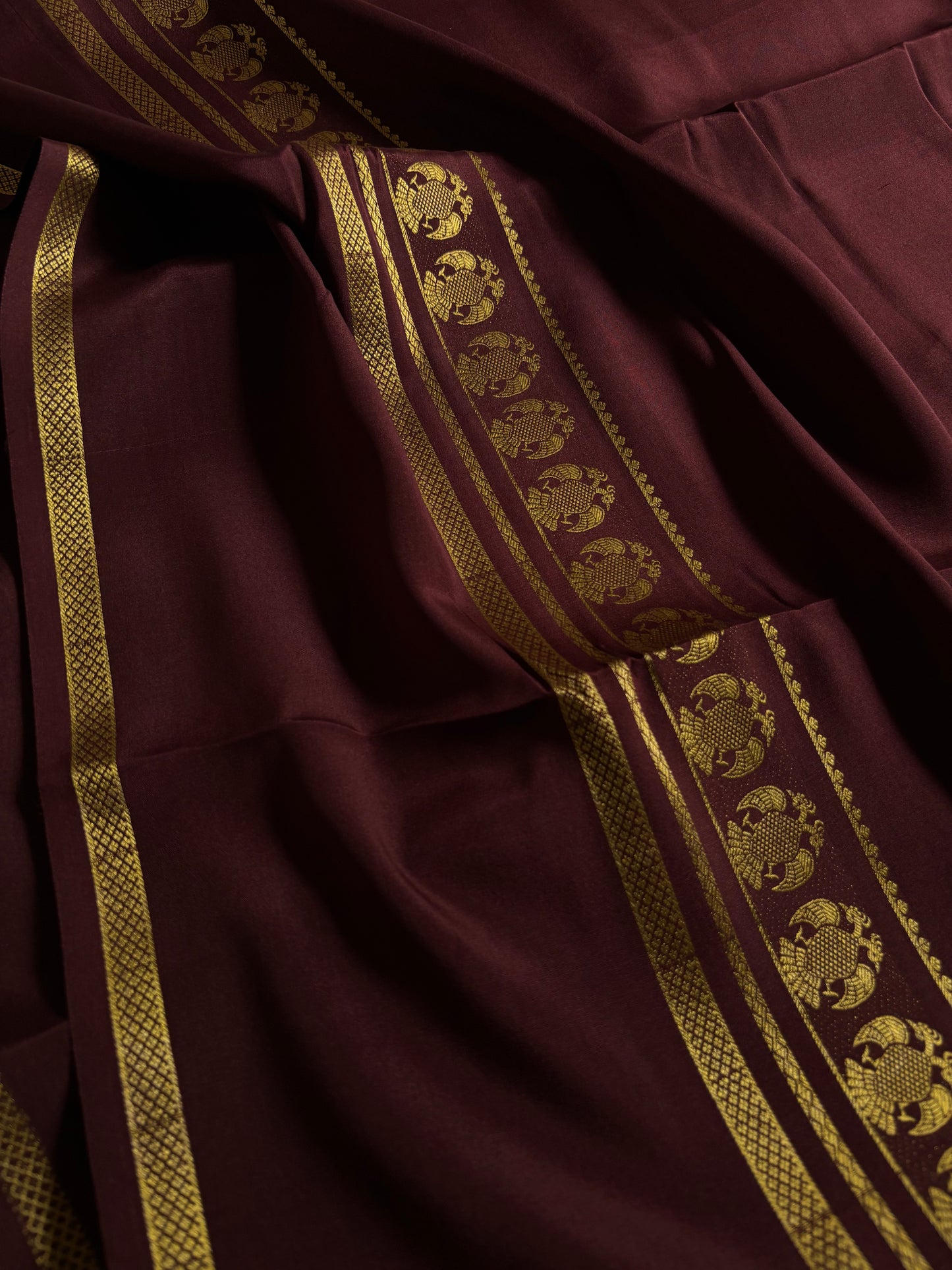 Ashwini : Solid Chocolate brown