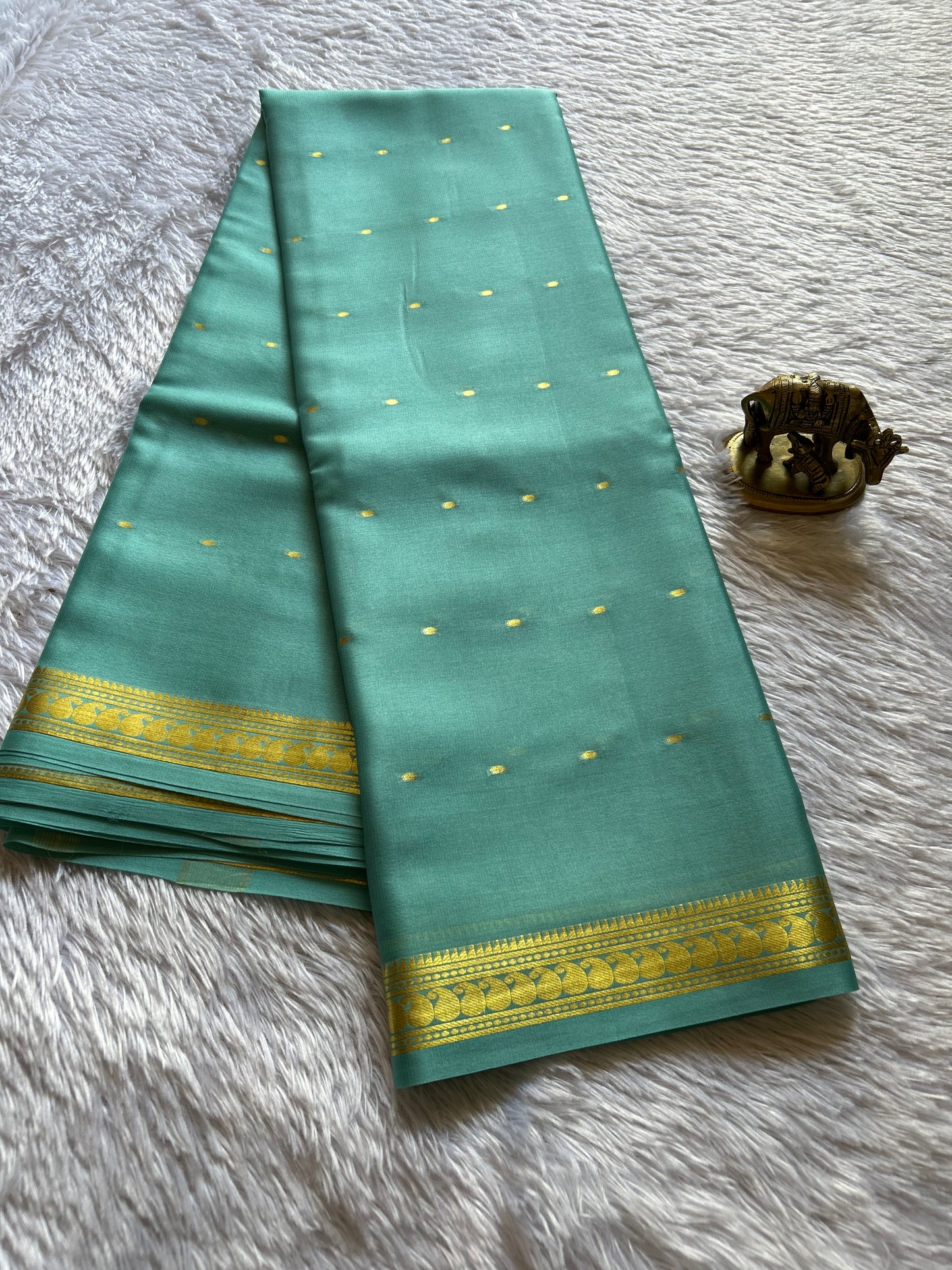 Keerthi : Solid Pastel blue