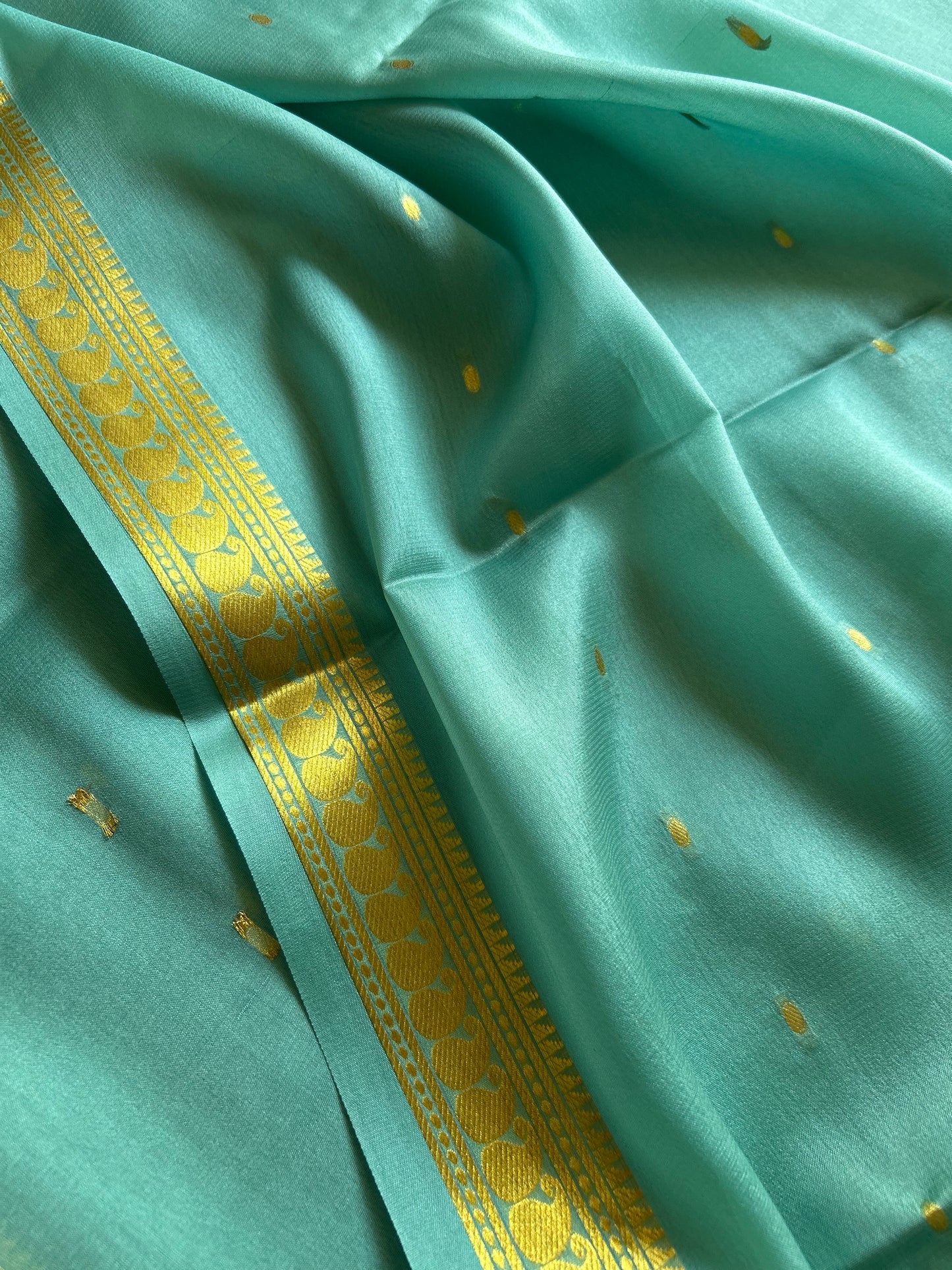 Keerthi : Solid Pastel blue