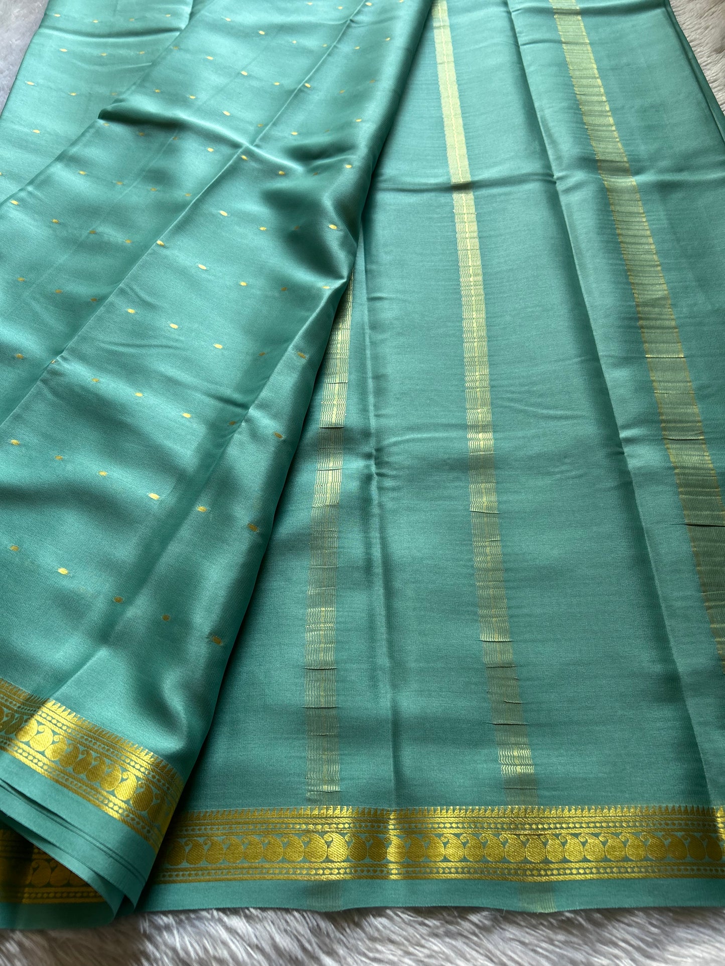 Keerthi : Solid Pastel blue