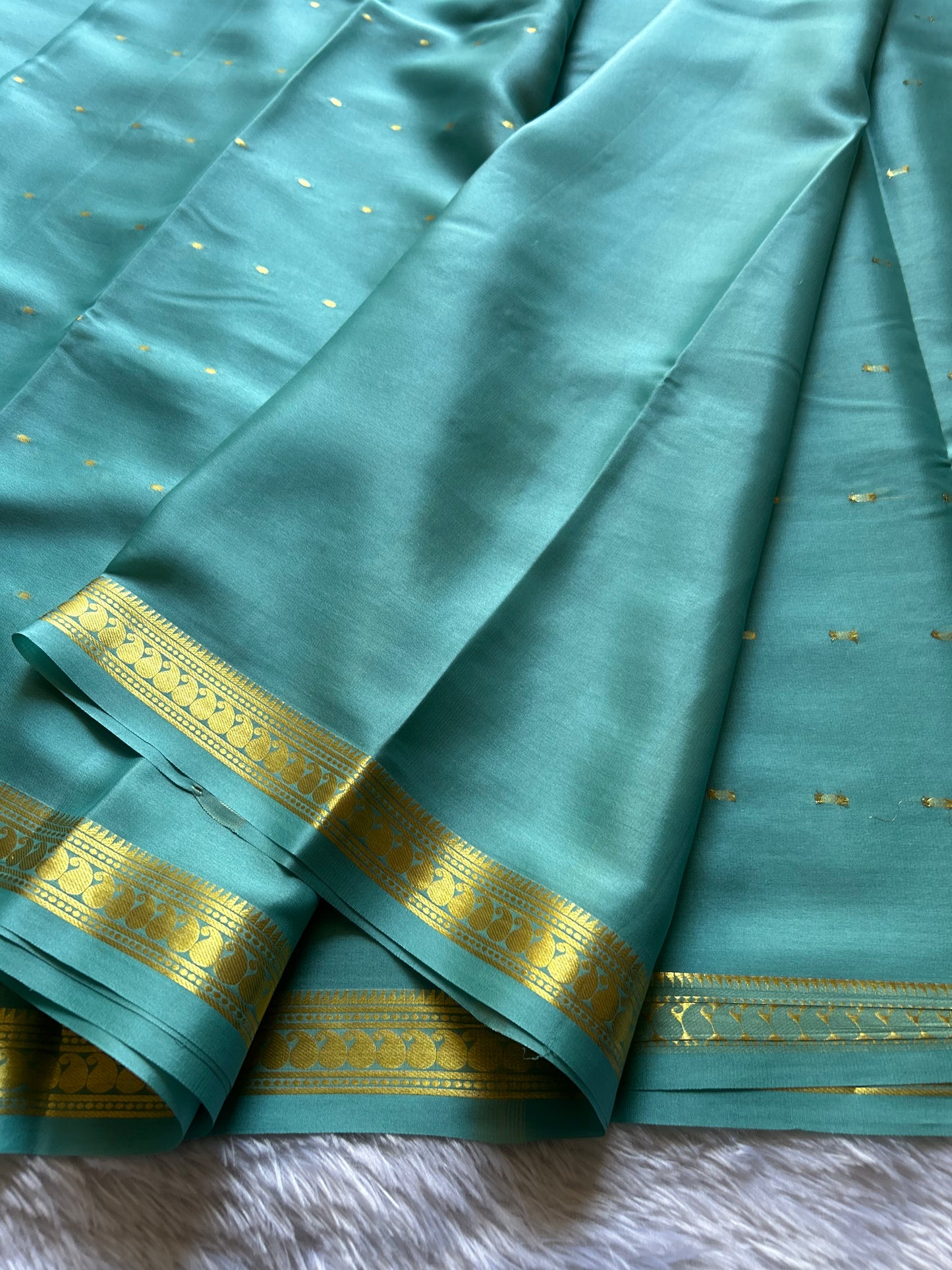 Keerthi : Solid Pastel blue