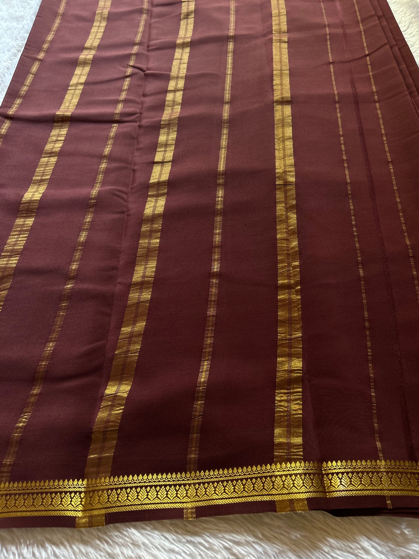 Jyothi : Solid Chocolate brown