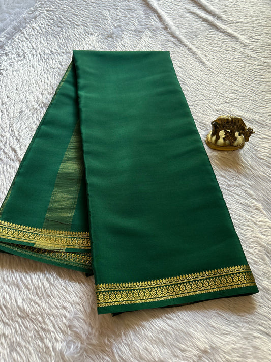 Jyothi : Solid Bottle green