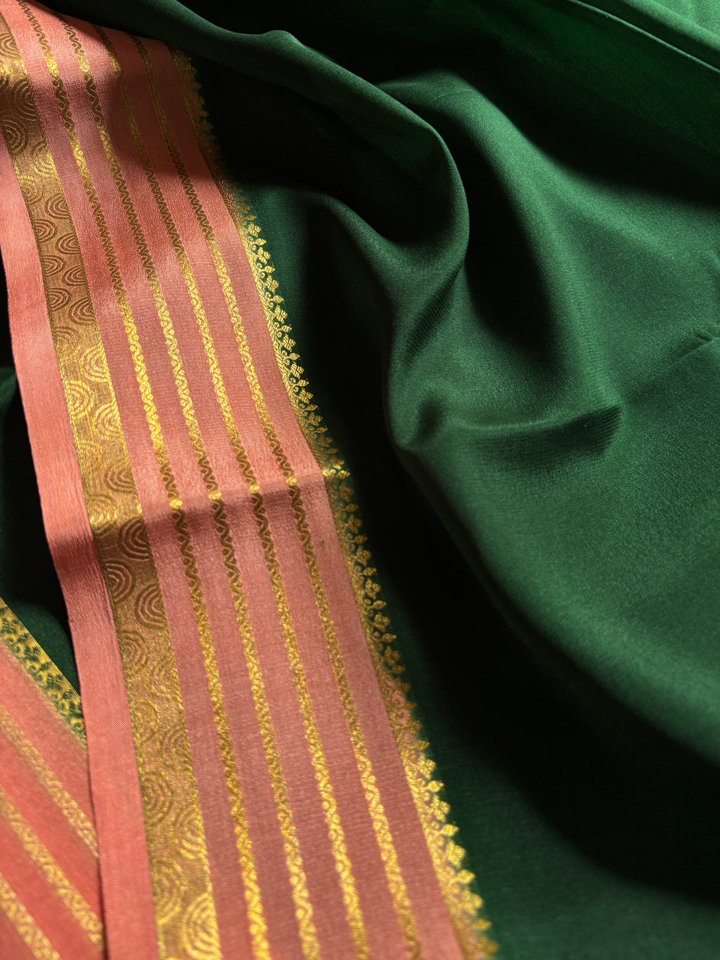 Rashmi (2D) : Dark green-peach