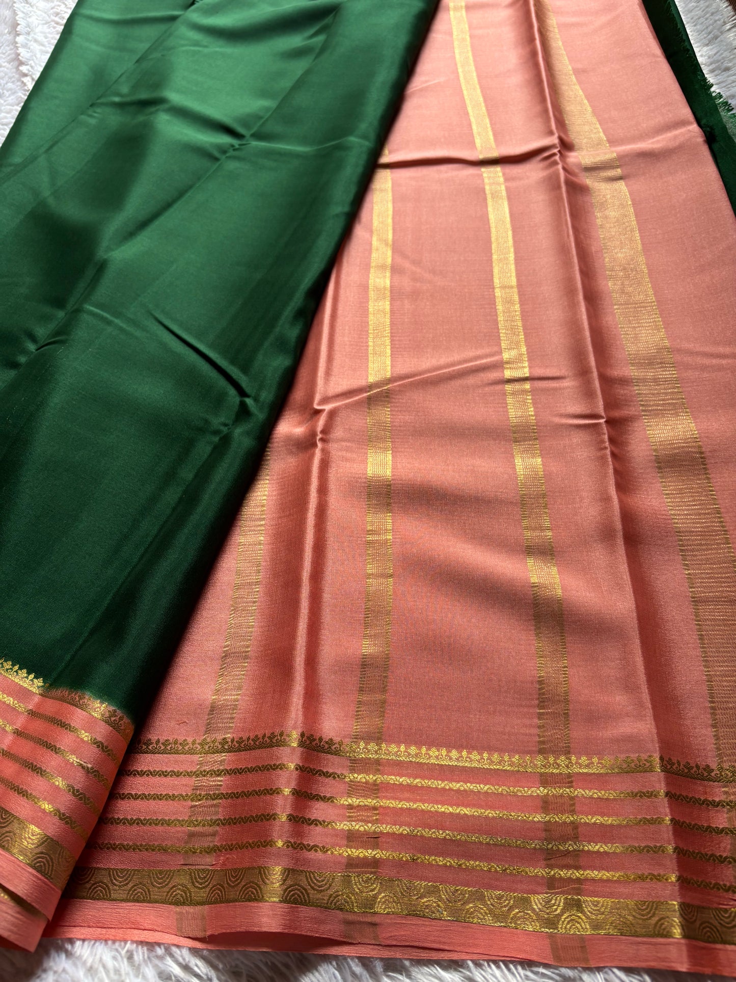 Rashmi (2D) : Dark green-peach