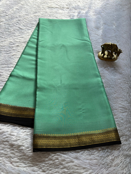 Preetha (2D) : Mint green-black