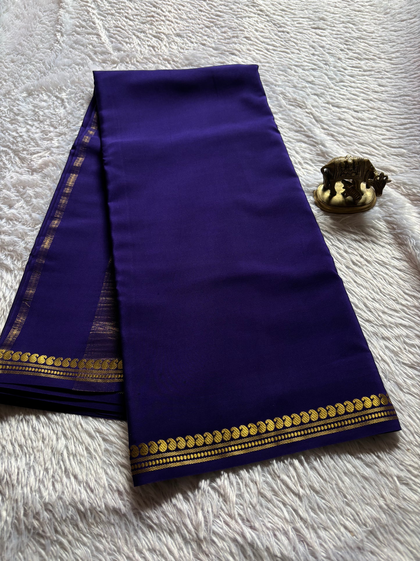 Nirmala : Solid Navy blue