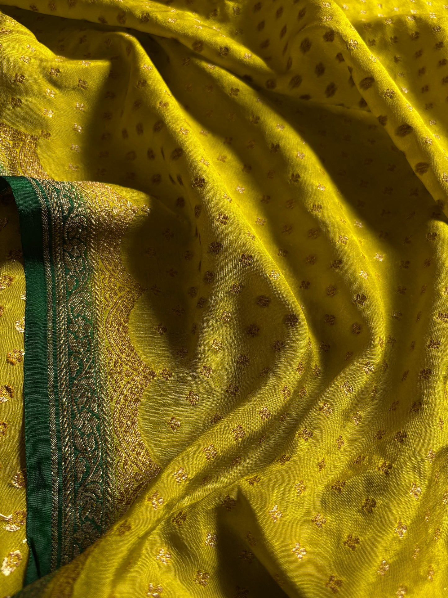 Deepali (2D) : Olive-bottle green