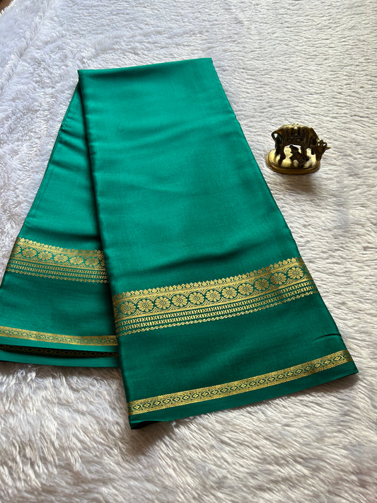 Daamini : Solid Teal green