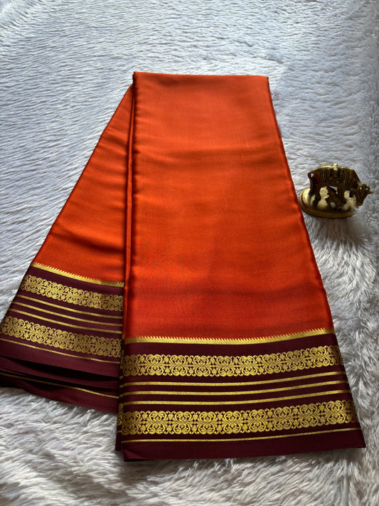 Kanchana (2D) : Orange-chocolate brown