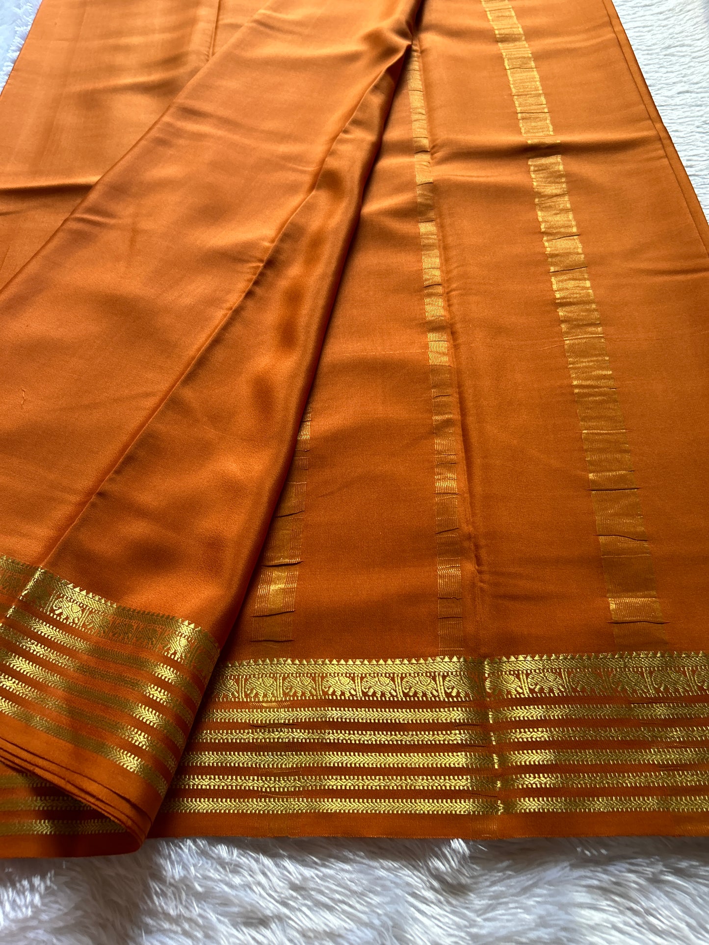 Soujanya : Solid Orange