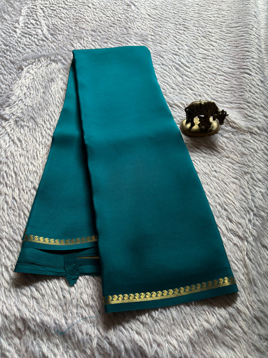 Manikya : Solid Teal blue