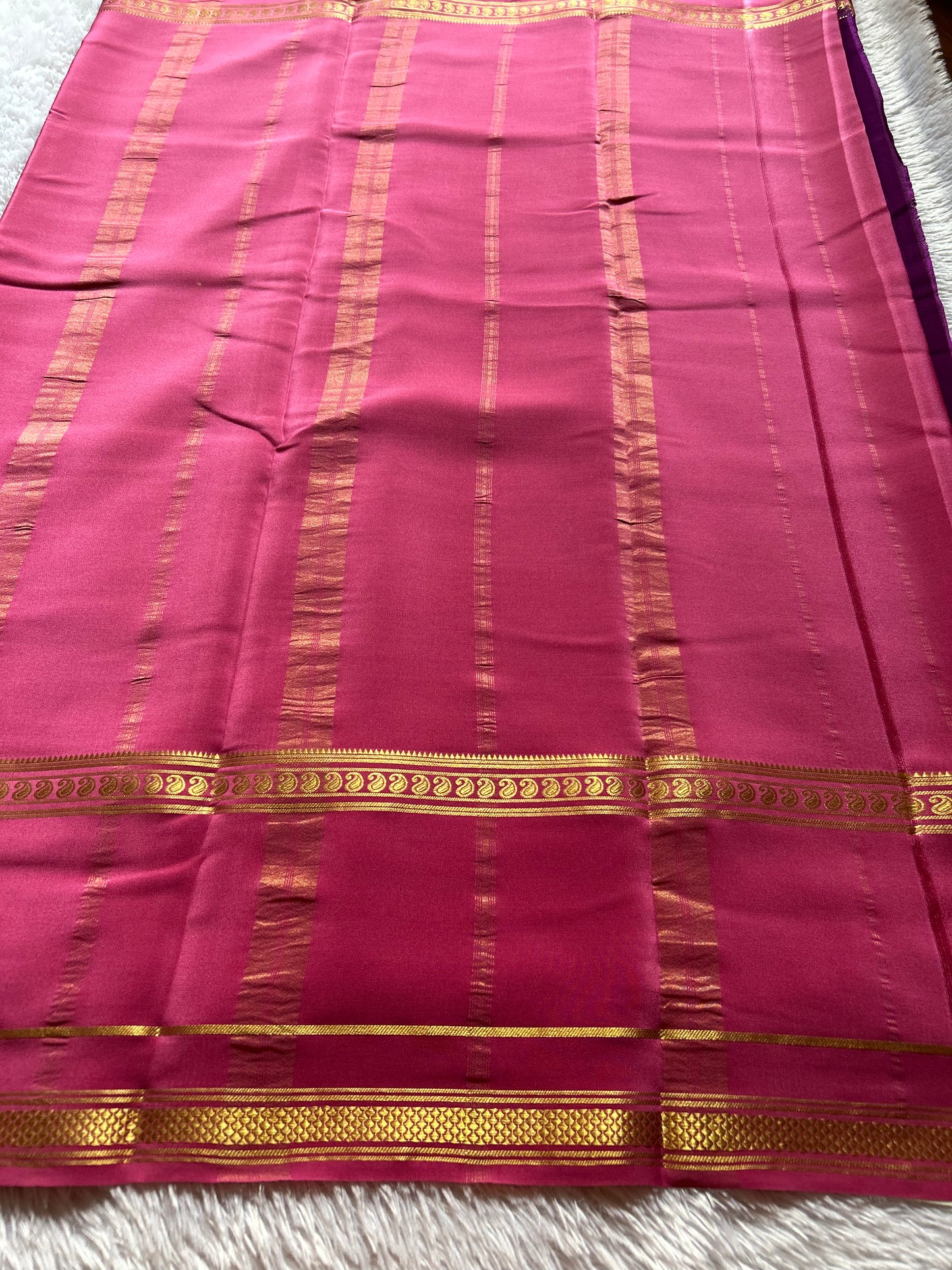 Triguna (3D) : Purple-hot pink-off white