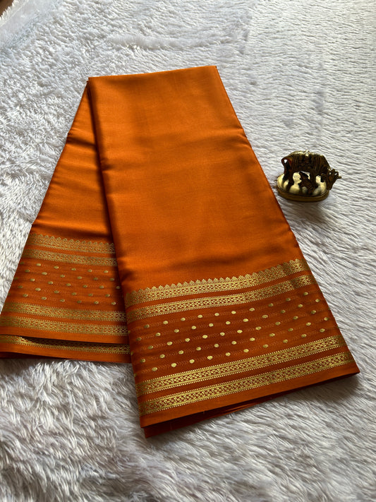 Aradhya : Solid orange