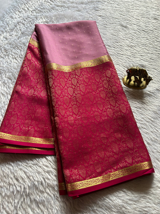 Asha (2D) : Mauve pink-rani pink