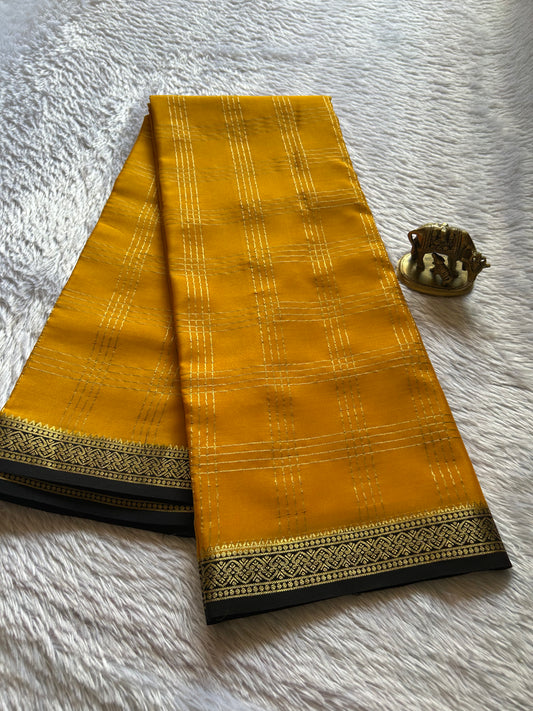 Apeksha (2D) : Golden yellow-black